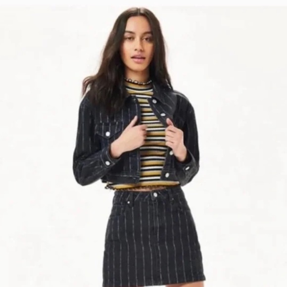 PACSUN denim jacket size M/L - Picture 3 of 3